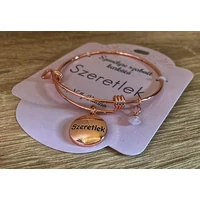 Rose Gold karkötő - Szeretlek