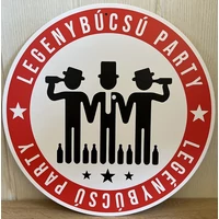 Sebességkorlátozó tábla - Legénybúcsú party - Ajándék ötlet legénybúcsúra