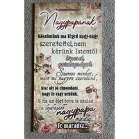 Dísztábla-Nagypapának