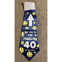 Nyakkendő - tökéletes 40-es - Szülinapi ajándék 