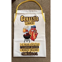 Kötény  - Grillezés szabályai