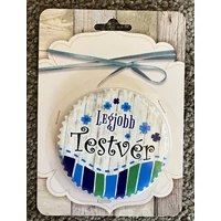 Hűtőmágnes - Legjobb Testvér kék színű