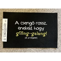 Lábtörlő-A csengő rossz...