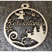 Karácsonyi Díszgömb - Keresztanya  -  Karácsonyi ajándék ötlet Keresztanyának