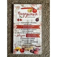Dísztábla kicsi - Nagymama házirendje