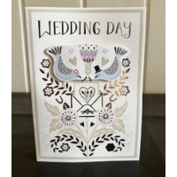 Esküvői boríték  - Két madár- Ajándék esküvőre