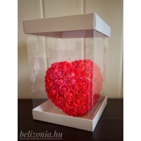 Rózsaszív ledes dobozban - Szerelmes Ajándék - Ajándék ötlet Nőknak