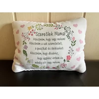 Párna Szeretlek Mama - Anyák napi ajándék