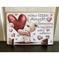 Kis fa tábla - Mikor isten Anyát