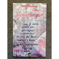 Dísztábla - Drága keresztanyám 2