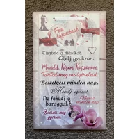 Dísztábla - Friss házasok 2