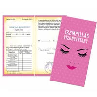Bizonyítvány - Szempillás