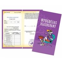 Bizonyítvány - Nyugdíjas igazolvány