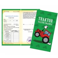 Bizonyítvány - Traktor vezetői engedély