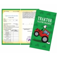 Bizonyítvány - Traktor vezetői engedély - Ajándék traktor vezetőknek