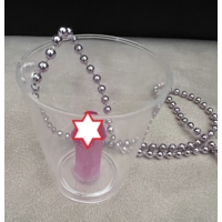 Nyakba akasztható kukis pohár - Ajándék ötlet lánybúcsúhoz - Ajándék nőknek