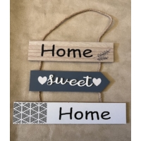 Ajtódísz Home sweet home felirattal - Dekoráció