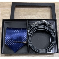 Férfi nyakkendő+öv díszdobozban - Ajándék ötlet férfiaknak