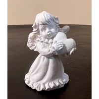 Angyalka figura - Szívet fog 
