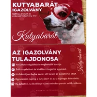 Kártya - Kutyabarát igazolvány 2