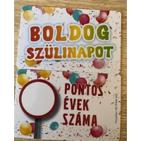 Kártya - Boldog szülinapot Lufis - Ajándék ötlet születésnapra