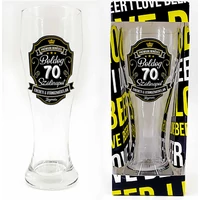 Söröspohár, 665 ml - Boldog 70. Szülinapot Prémium felirat