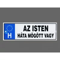 Rendszámtábla - Az Isten háta