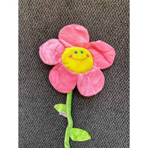 Plüss virág - Nagy - Rózsaszín - Ballagási ajándék - Ajándék Anyák napjára