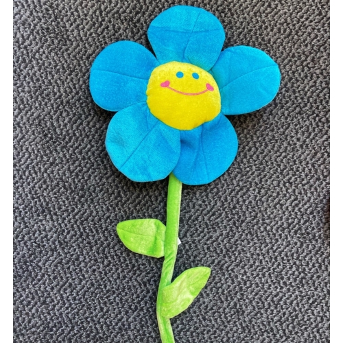 Plüss virág - Nagy - Kék - Ballagási ajándék - Ajándék anyák napjára