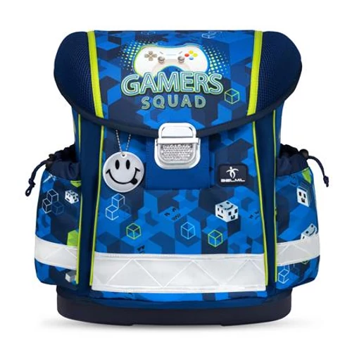 Iskolatáska, fémcsat, BELMIL "Classy Gamer Squad", gamer