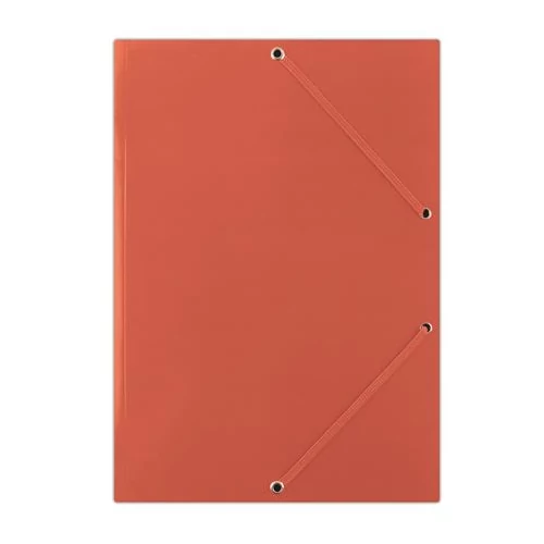 Gumis mappa, karton, A4, DONAU "Standard", piros