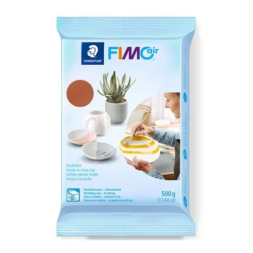Gyurma, 500 g, levegőre száradó, FIMO "Air Basic", terrakotta