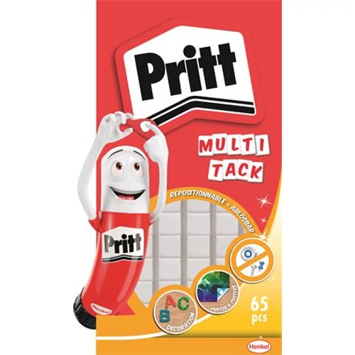 Gyurmaragasztó, 65 kocka / csomag, HENKEL "Pritt Multi Fix"