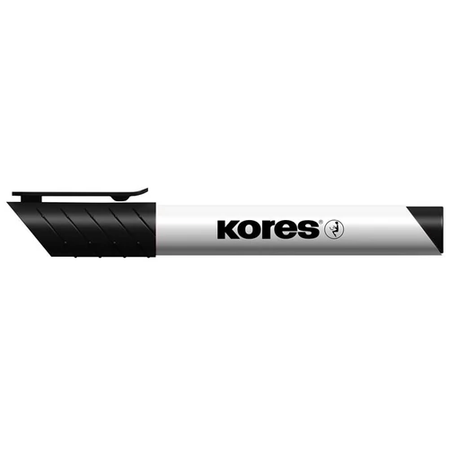 Tábla- és flipchart marker, 3 mm, kúpos, KORES "K-Marker XW1", fekete