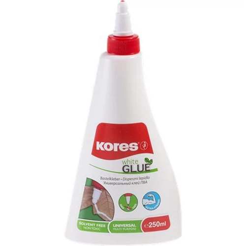 Hobbiragasztó, 250 ml, KORES "White Glue"