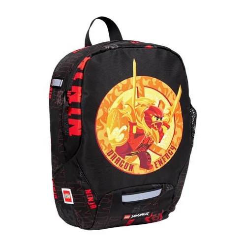 Hátizsák, ovis, LEGO "Ninjago Dragon Energy", fekete-mintás