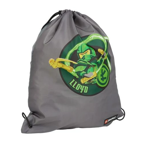 Tornazsák, LEGO "Ninjago Elemental Master of Energy", szürke-mintás