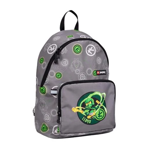 Hátizsák, LEGO "Ninjago Elemental Master of Energy", szürke-mintás