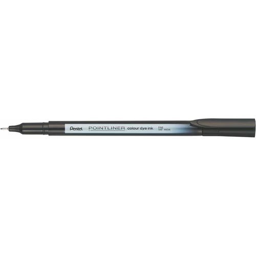 Tűfilc, 0,4 mm, PENTEL "Pointliner", fekete
