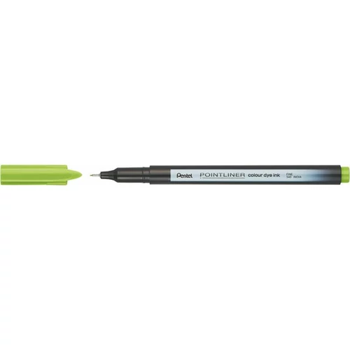 Tűfilc, 0,4 mm, PENTEL "Pointliner", almazöld