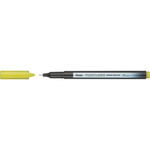 Tűfilc, 0,4 mm, PENTEL "Pointliner", limezöld