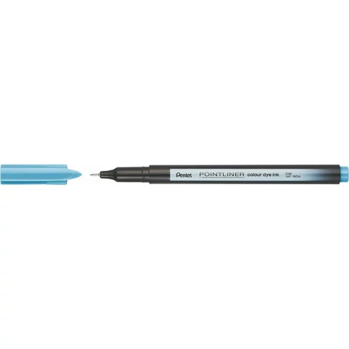 Tűfilc, 0,4 mm, PENTEL "Pointliner", tengerkék