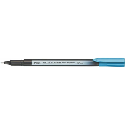 Tűfilc, 0,4 mm, PENTEL "Pointliner", türkizkék