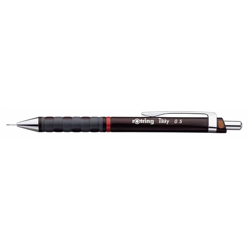 Nyomósirón, 0,5 mm, ROTRING "Tikky T", bordó