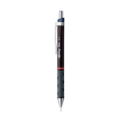 Nyomósirón, 0,7 mm, ROTRING "Tikky T", bordó