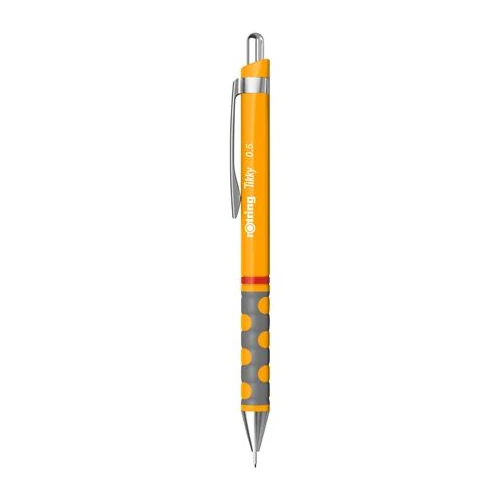 Nyomósirón, 0,5 mm, ROTRING "Tikky", narancssárga