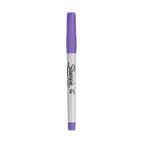 Alkoholos marker, 0,5 mm, kúpos, SHARPIE "Ultra Fine Point", lila