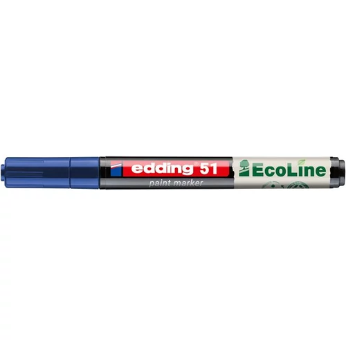 Lakkmarker, 1-2 mm, EDDING "51", kék