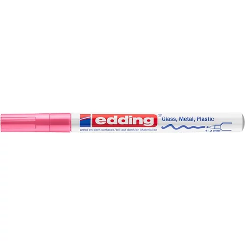 Lakkmarker, 1-2 mm, EDDING "751", rózsaszín