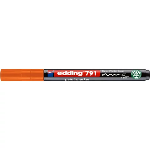 Lakkmarker, 1-2 mm, PCR, EDDING "791", narancs